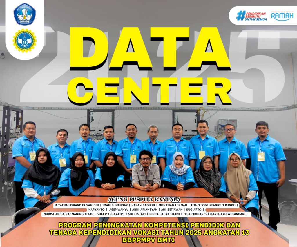 Program Peningkatan Kompetensi Pendidik dan Tenaga Kependidikan Vokasi Tahun 2025 Angkatan 13 Pelatihan Membangun Virtual Private Server dan Instalasi Data Center