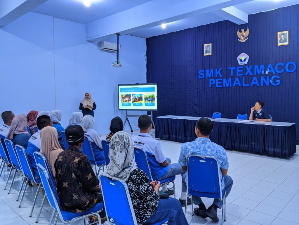 Sosialisasi Program Beasiswa Kuliah di China Tahun 2026 di SMK Texmaco Pemalang
