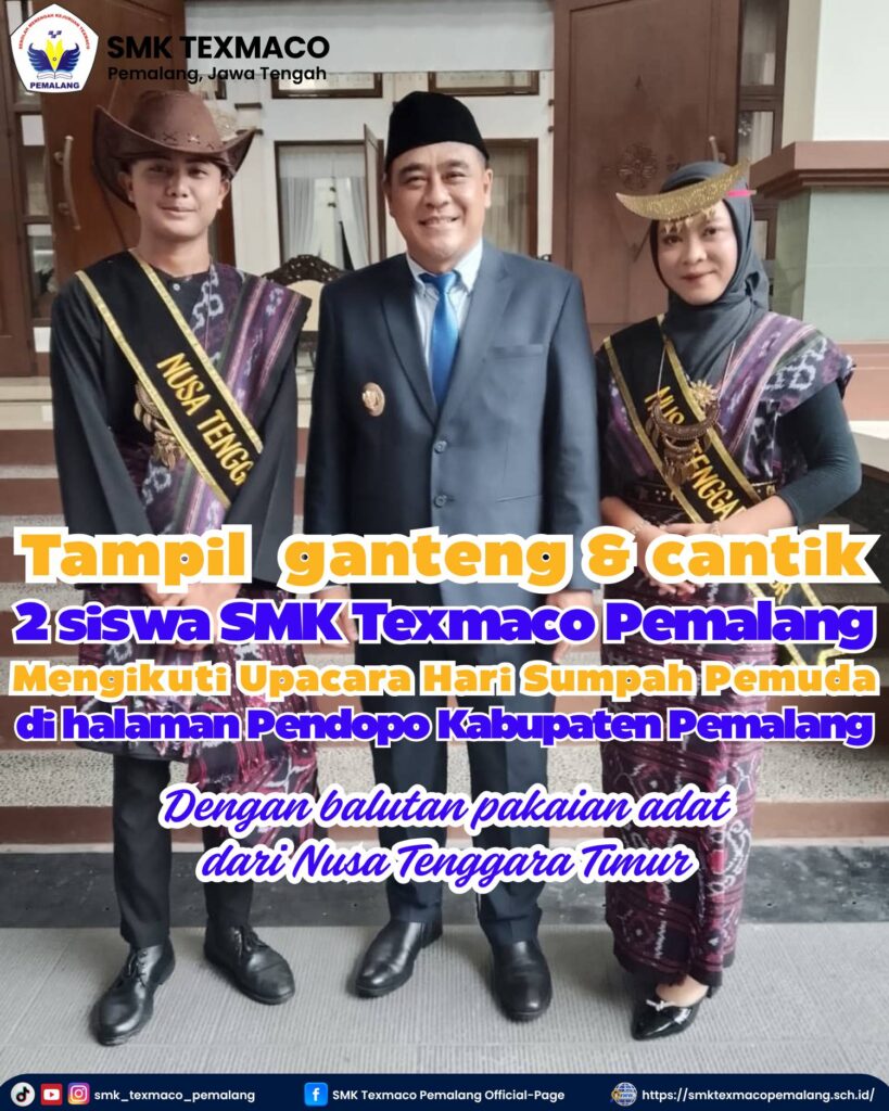 SMK Texmaco Pemalang Ikuti Upacara Peringatan Sumpah Pemuda 2025 di Alun-alun Kabupaten Pemalang